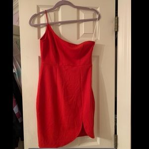 Red hello molly bodycon dress